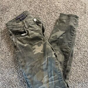 SKINN Women's Skinny Jeans - Camouflage Green